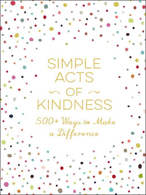 Title details for Simple Acts of Kindness by Adams Media - Wait list